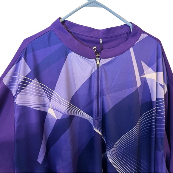 Stylish Purple Bowling Jersey Uniform Shirt 5X - Picture 4 of 4